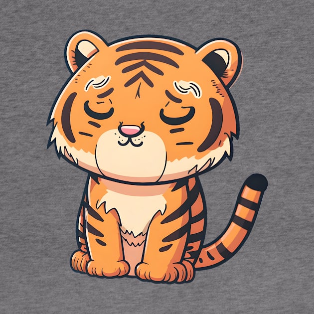 A little tiger very sure of himself, I would say very confident by Cute Planet Earth Mini